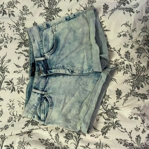 F21 Acid Wash Shorts